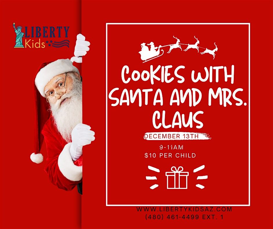 Cookies with Santa & Mrs. Claus, 13 December | Event in Mesa | AllEvents