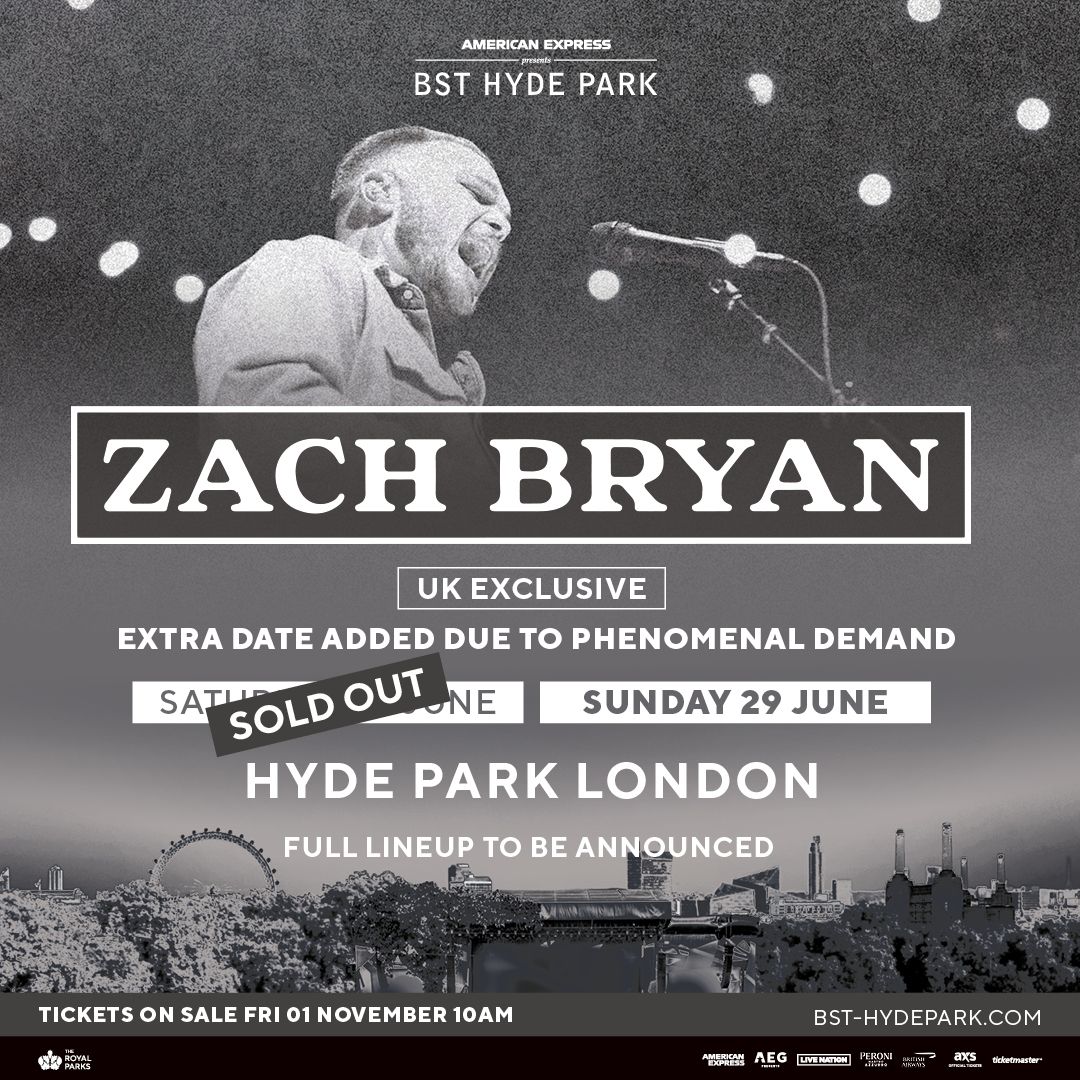 British Summer Time with Zach Bryan at Hyde Park | Event in London | AllEvents