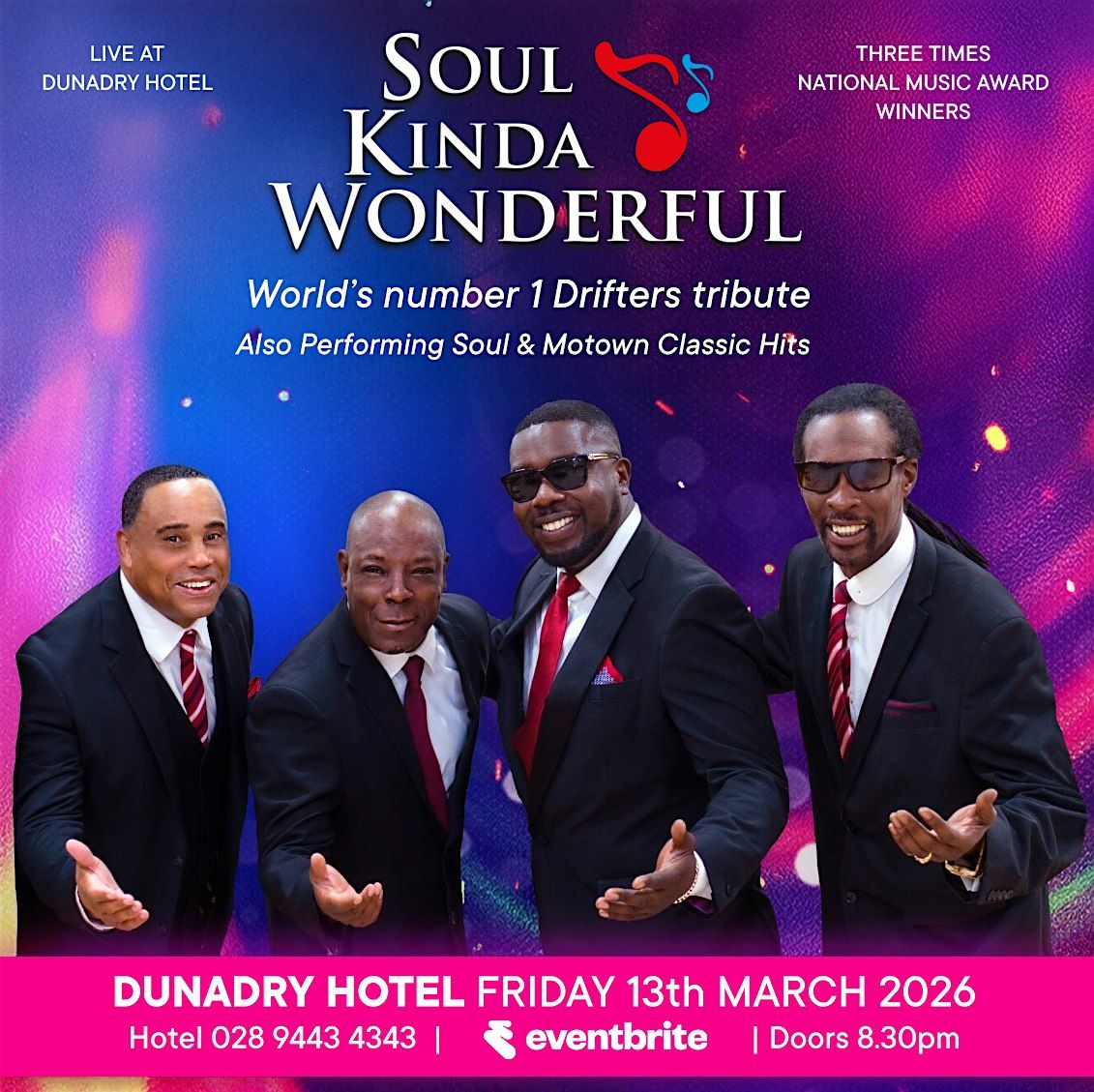 World's No 1 Drifters tribute, 13 March | Event in Dunadry | AllEvents