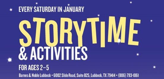 Storytime Activities At Barnes Noble Lubbock