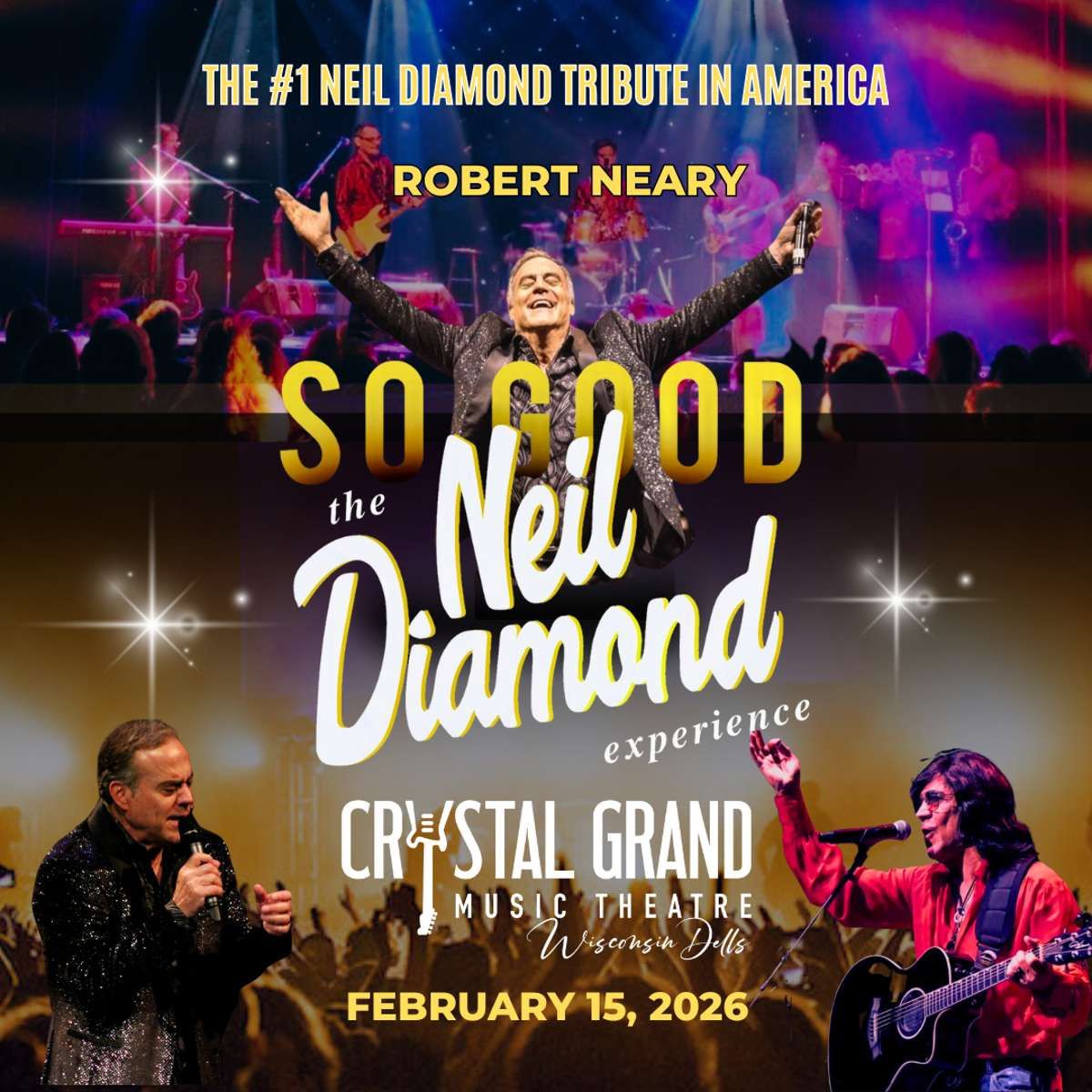 Robert Neary's So Good! The Neil Diamond Experience, 8 January | Event in Medford | AllEvents