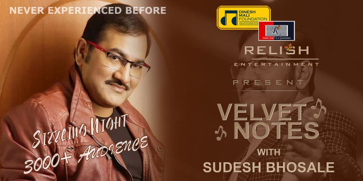 Velvet Notes with Sudesh Bhosale, 12 October | Event in Kolhapur | AllEvents