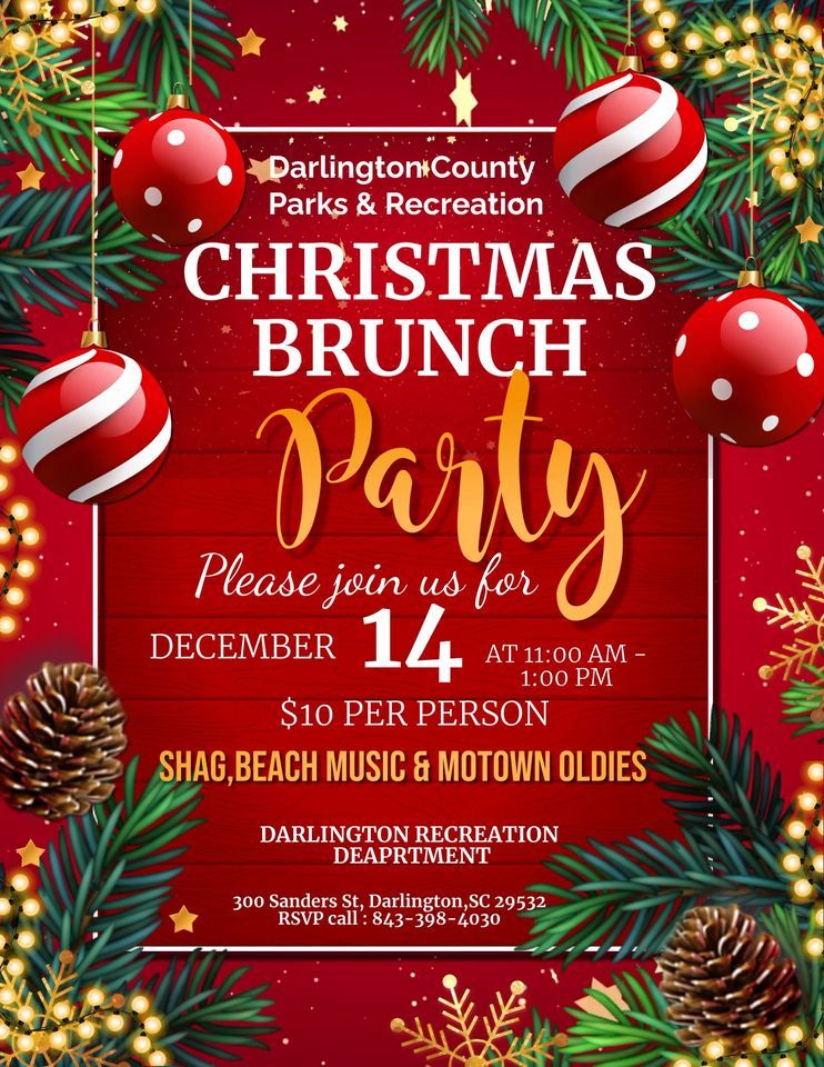 Christmas Brunch Party, Darlington County Parks, Recreation, & Tourism