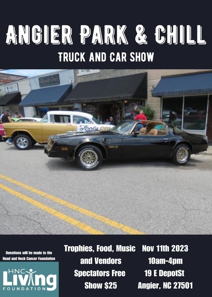 Angier Park & Chill Truck and Car show., Angier Depot, 11 November 2023