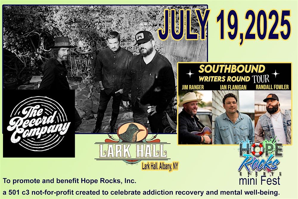 Hope Rocks mini  Fest featuring The Record Company in Albany, 19 July | Event in Albany | AllEvents