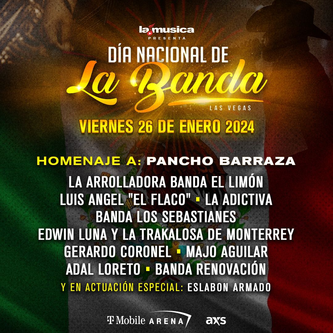 Dia Nacional De La Banda Pancho Barraza Eslabon Armado & La
