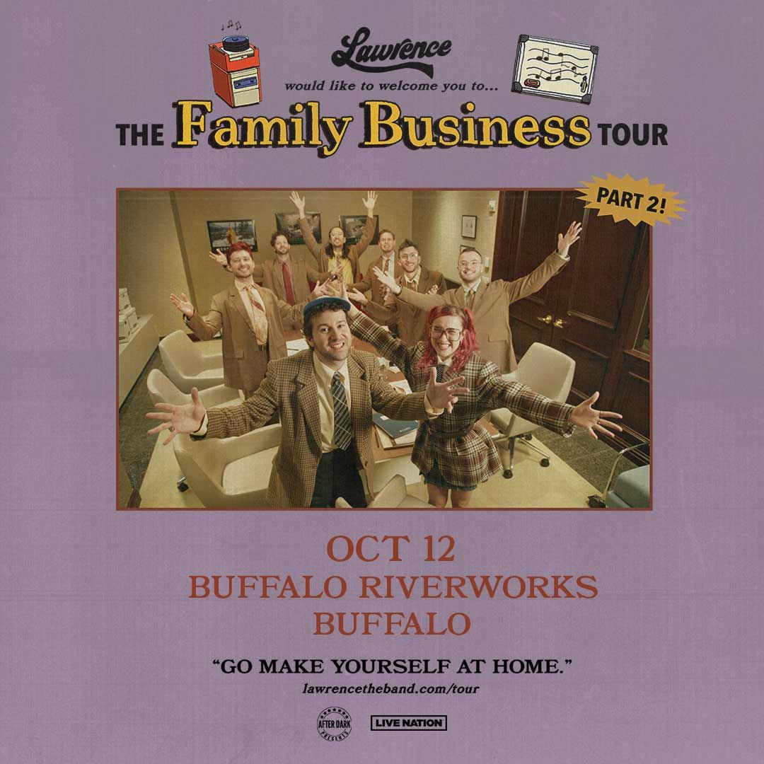 Lawrence at Buffalo RiverWorks, 12 October | Event in Buffalo | AllEvents