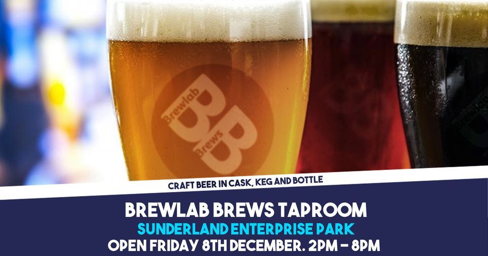 Brewlab Brews Brewery Taproom Open 8th December, Brewlab Ltd