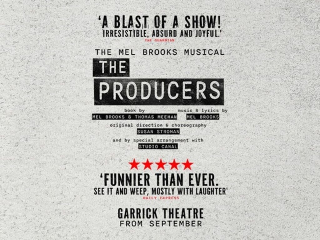 The Producers, 1 September | Event in London | AllEvents