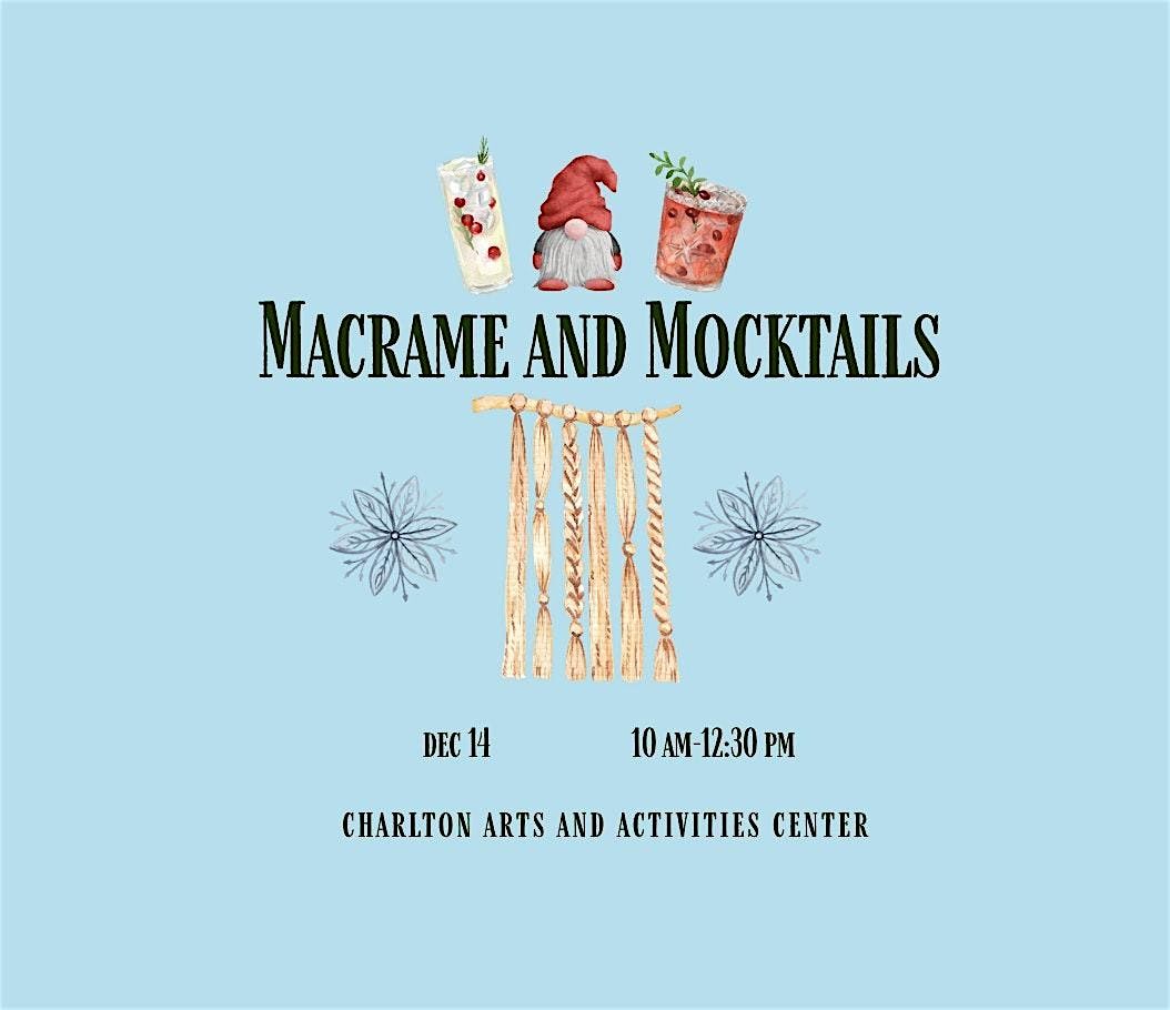 Macrame and Mocktails, 14 December | Event in Charlton | AllEvents