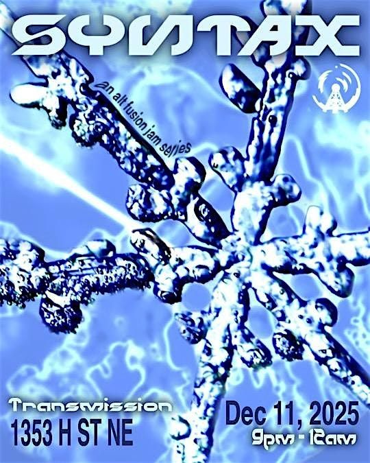 Syntax (an Alt-fusion Jam Series), 11 December | Event in Washington | AllEvents