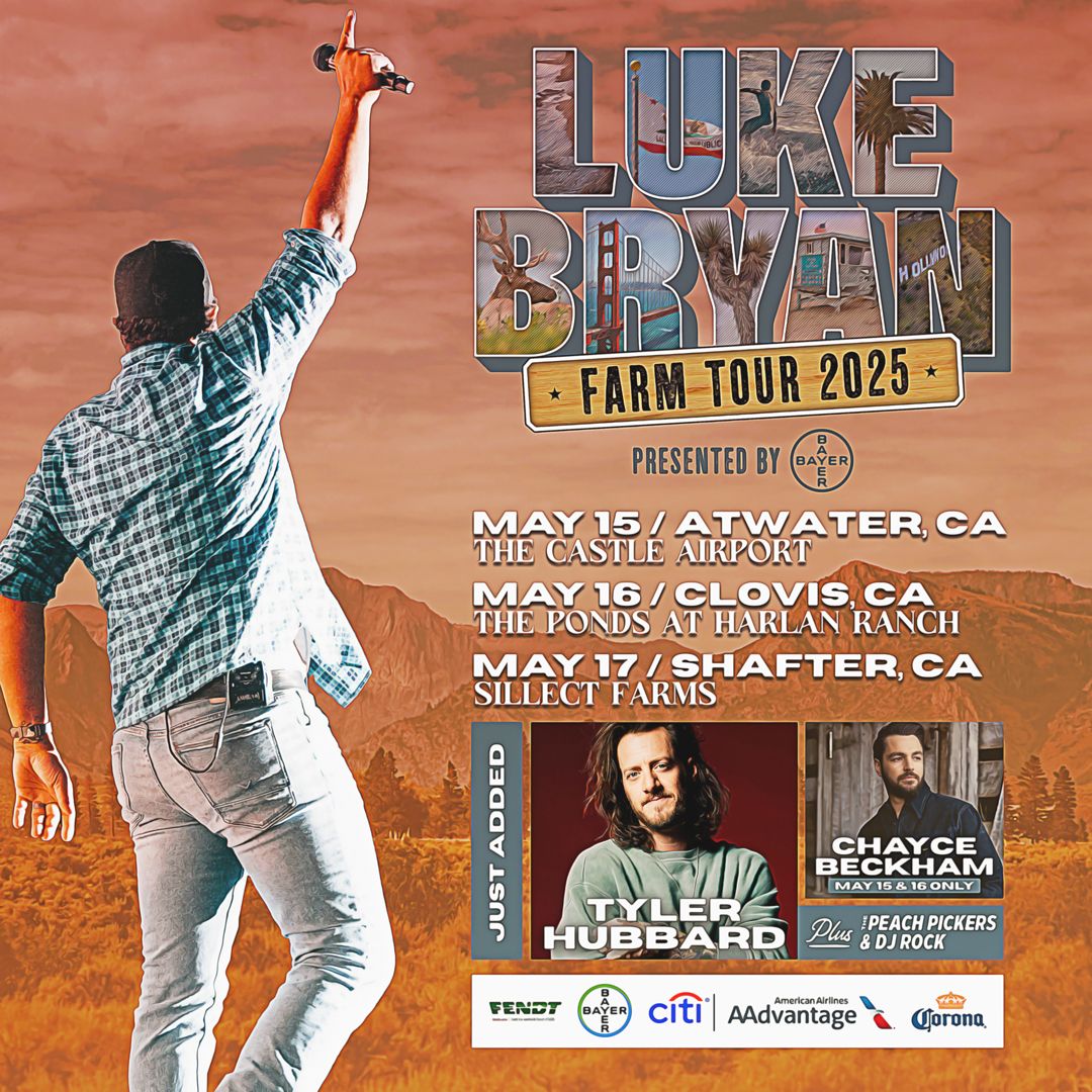 Luke Bryan  Tyler Hubbard & Chayce Beckham, 16 May | Event in Shafter | AllEvents