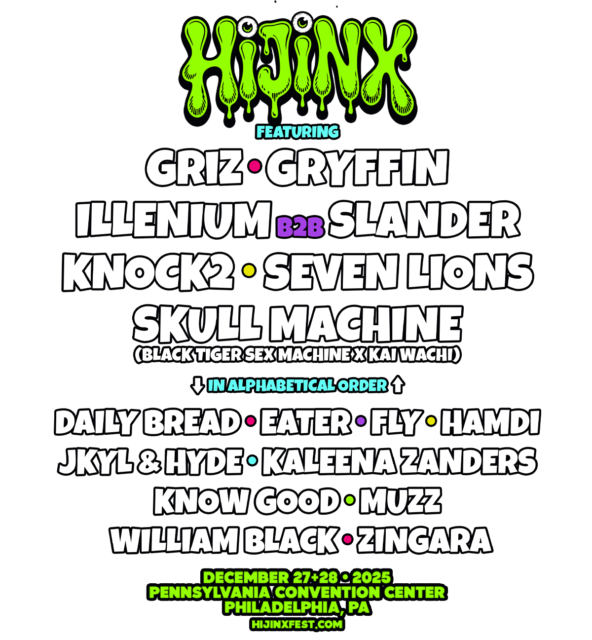 2025 HiJinx - Saturday at Pennsylvania Convention Center, 27 December | Event in Philadelphia | AllEvents