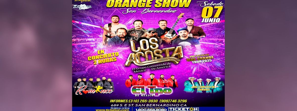 LOS ACOSTA , 7 June | Event in San Bernardino | AllEvents