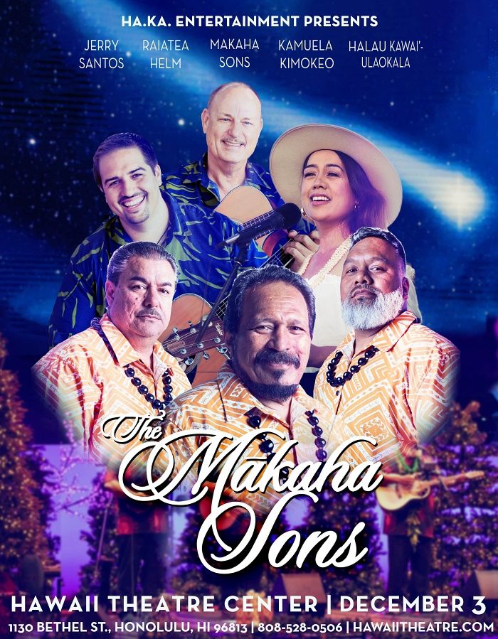 Christmas With The Makaha Sons Hawaii Theatre Center Honolulu 