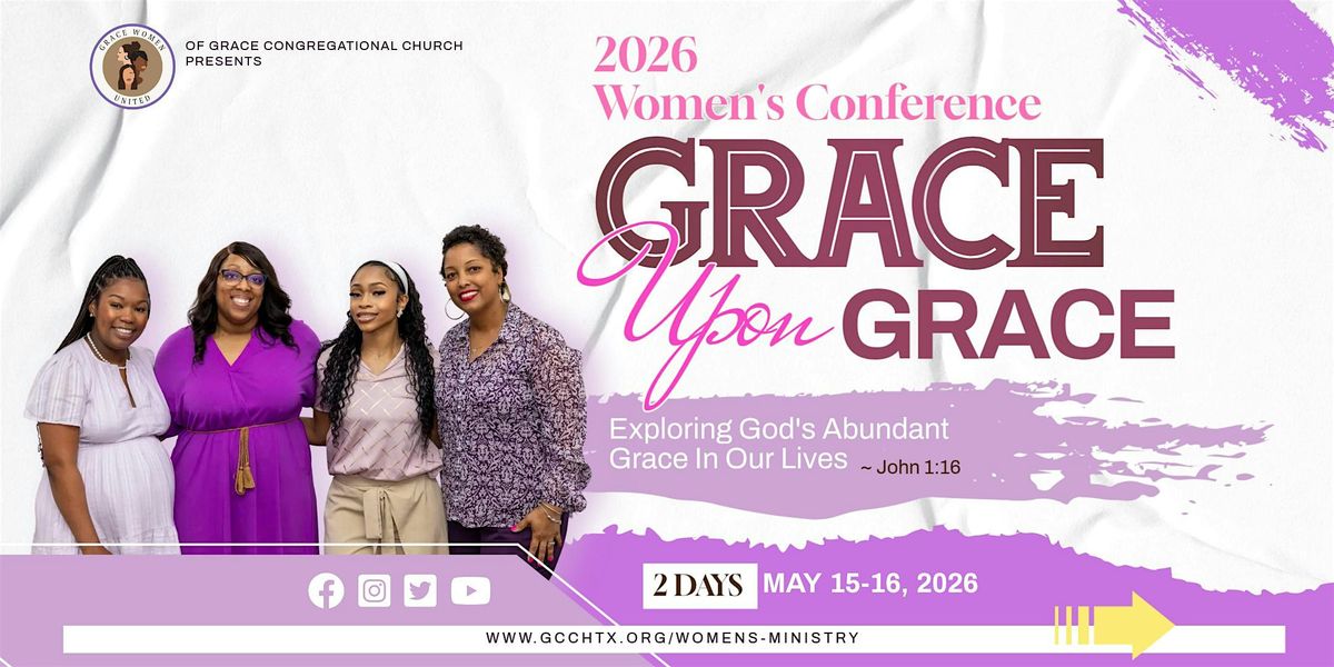 2026 Women's Conference - Grace Upon Grace, 15 May | Event in Houston | AllEvents