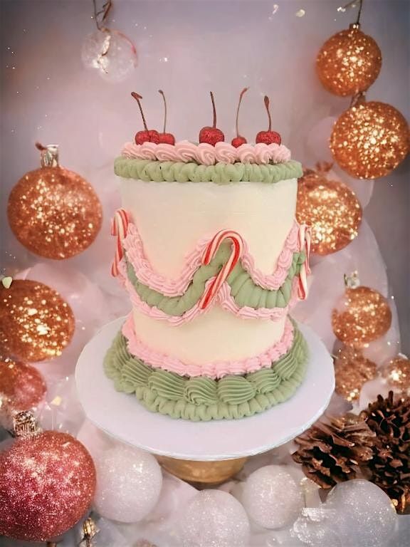 Mini Cake Decorating Class + Wine Tasting at Le Creuset | Mini Pinkmas Cake, 19 December | Event in Conroe