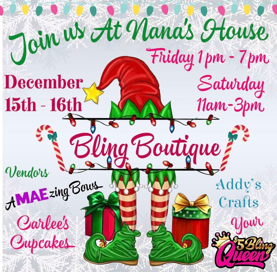 Holiday BLING Boutique , Caruthers, California, 15 December to 16