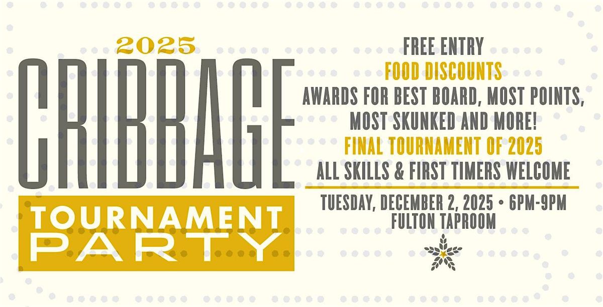 Fulton End of the Year Cribbage Party, 2 December | Event in Minneapolis | AllEvents