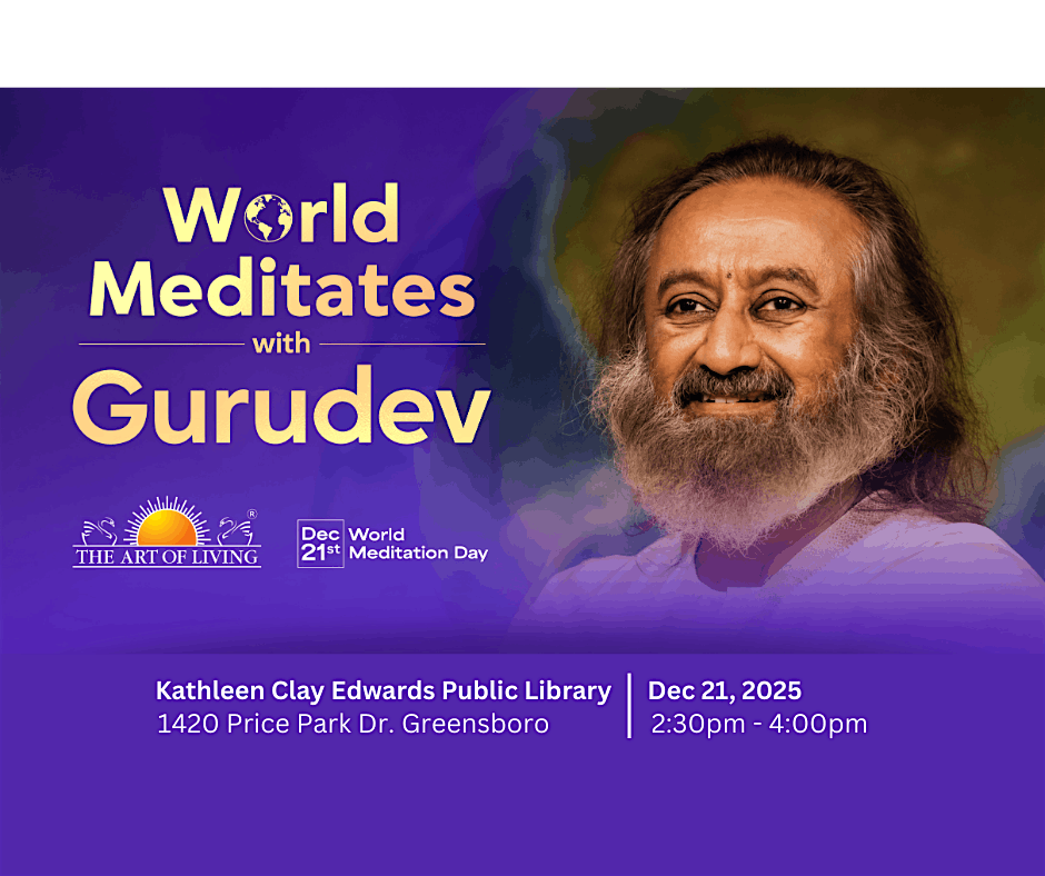 World Meditation Day in Greensboro, 21 December | Event in Greensboro | AllEvents