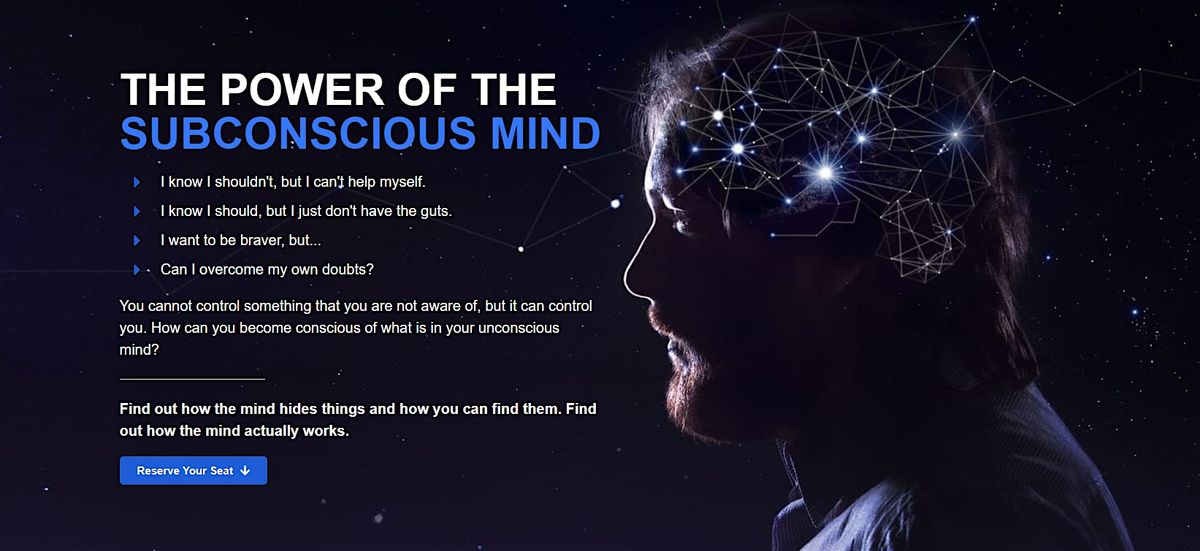 THE POWER OF THE SUBCONSCIOUS MIND, 3 December | Event in Ventura | AllEvents