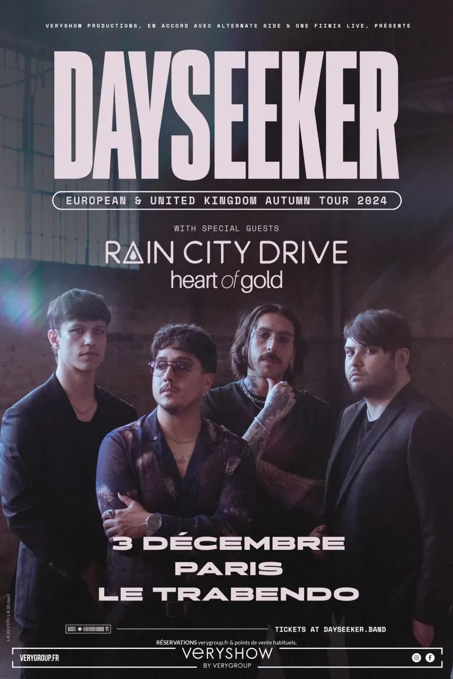 Dayseeker at Empire Live, 13 July | Event in Albany | AllEvents
