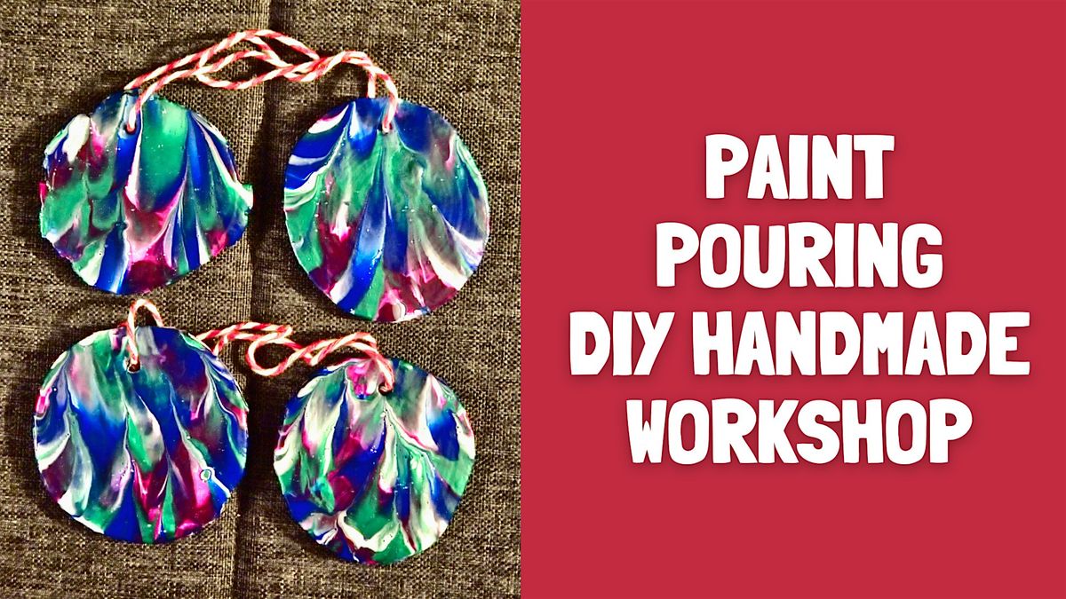 Holiday DIY Workshop: Paint-Poured Tree Ornaments, 13 December | Event in Edmonton | AllEvents