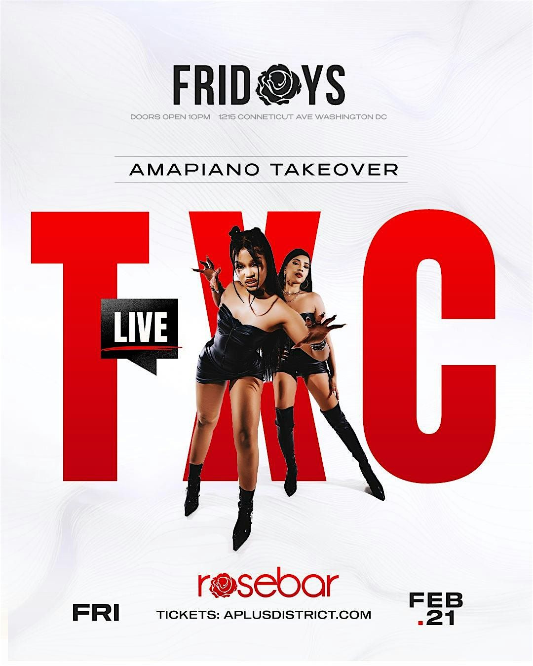 A Night of Amapiano at Echostage, 21 February | Event in Mount Rainier | AllEvents