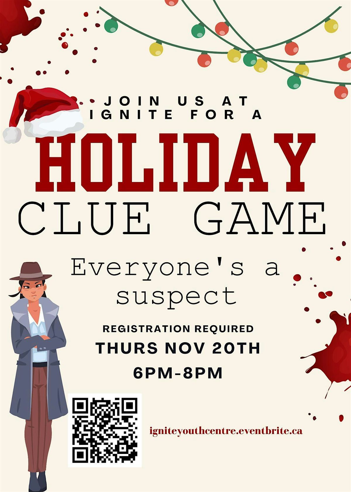Holiday Clue Mystery game night, 11 December | Event in St. Thomas | AllEvents