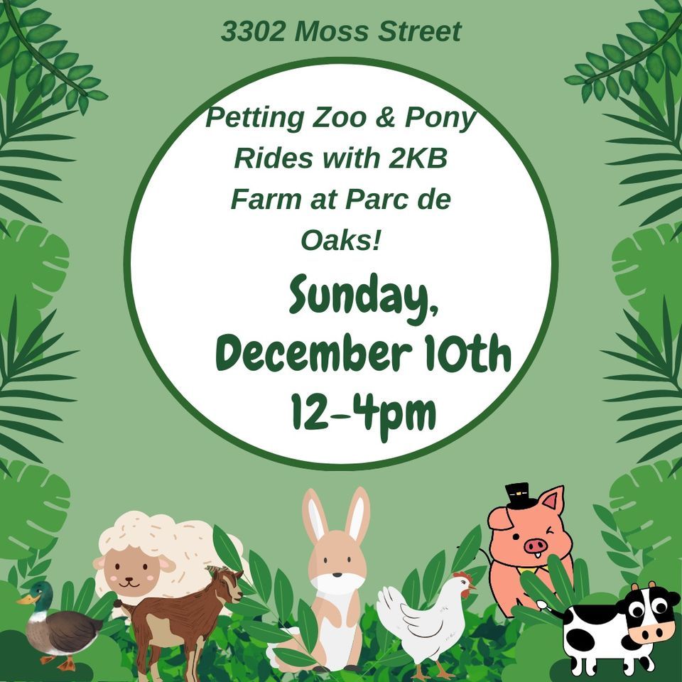 Petting Zoo, 3302 Moss Street, Lafayette, LA, December 10 2023 AllEvents.in