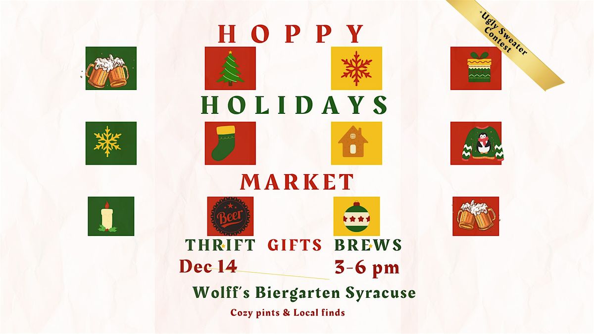Hoppy  Holiday Market, 14 December | Event in Syracuse | AllEvents
