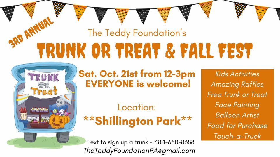 Trunk or Treat & Family Fall Fest, Shillington Park, Reading, 21