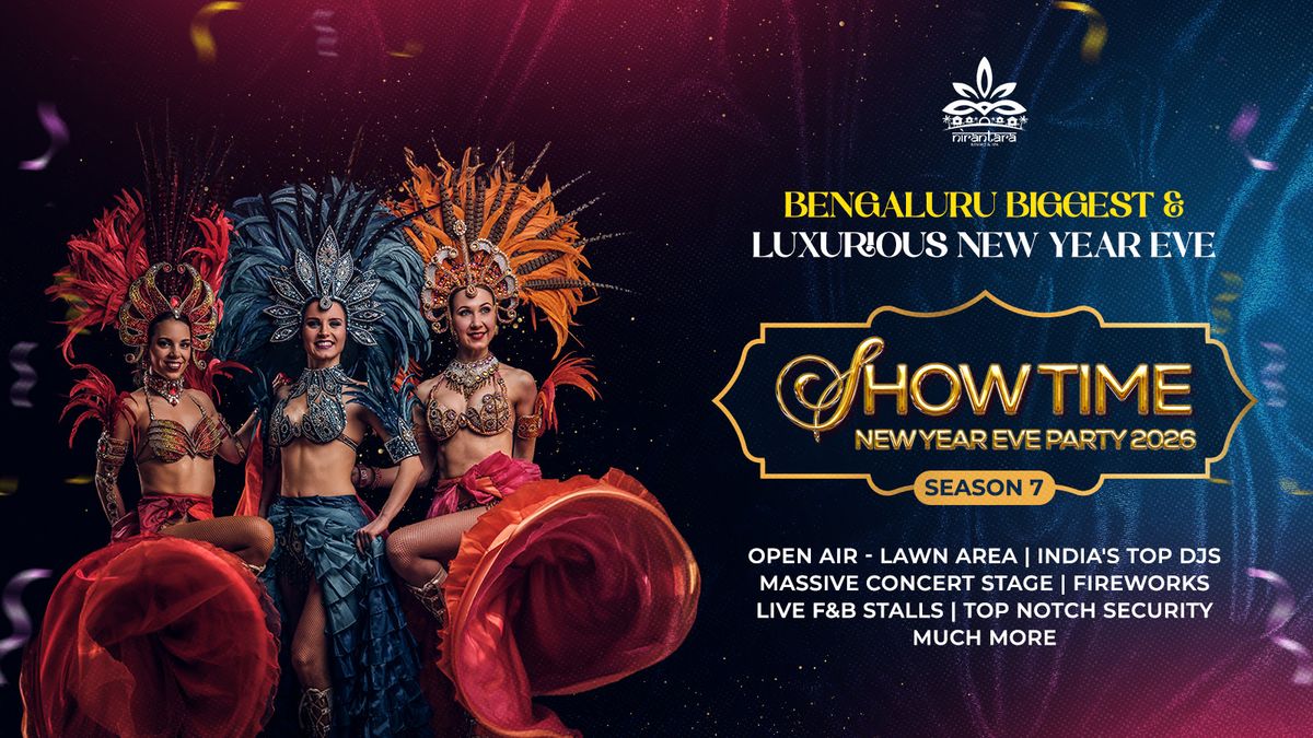 Showtime 2026 - New Year Eve Party, 31 December | Event in Bangalore | AllEvents