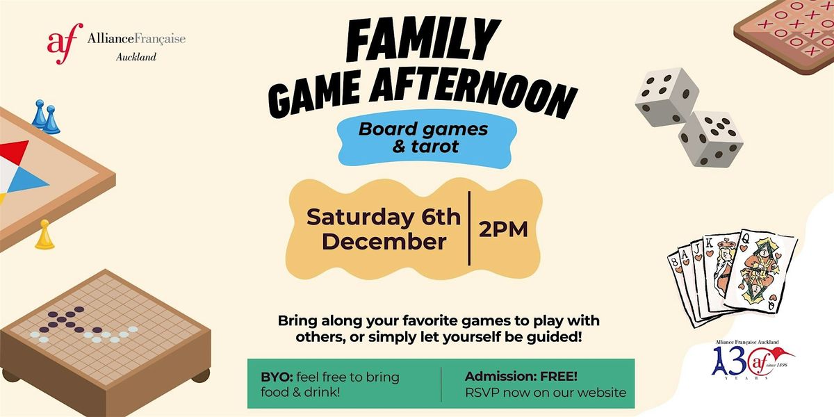 Board game & tarot, 6 December | Event in Auckland | AllEvents
