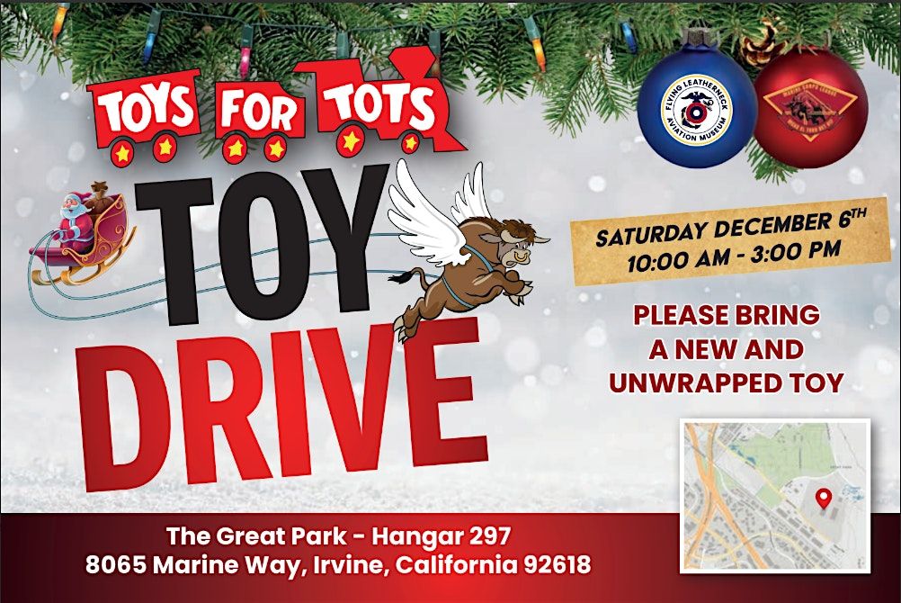 Toys for Tots Toy Drive, 6 December | Event in Irvine | AllEvents