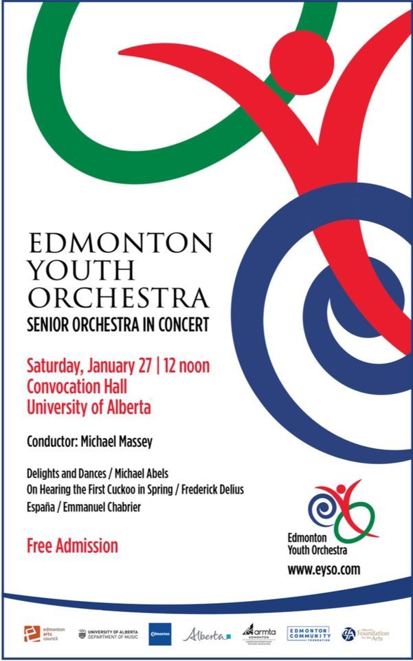 Edmonton Youth Orchestra Senior Orchestra in Concert, University of