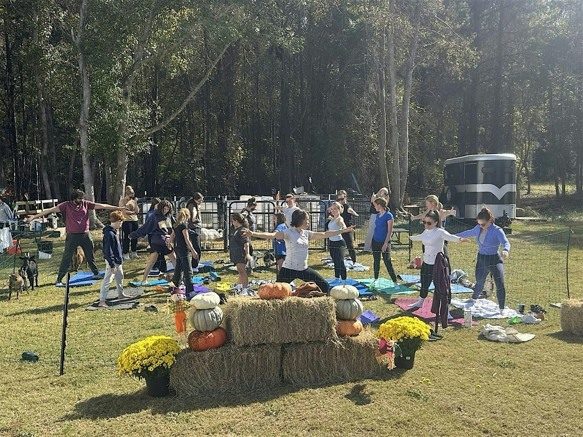 Level 6 Goat Yoga Session with Rocking JH Farms and Aubrey Anderson!, 6 December | Event in Fuquay-Varina