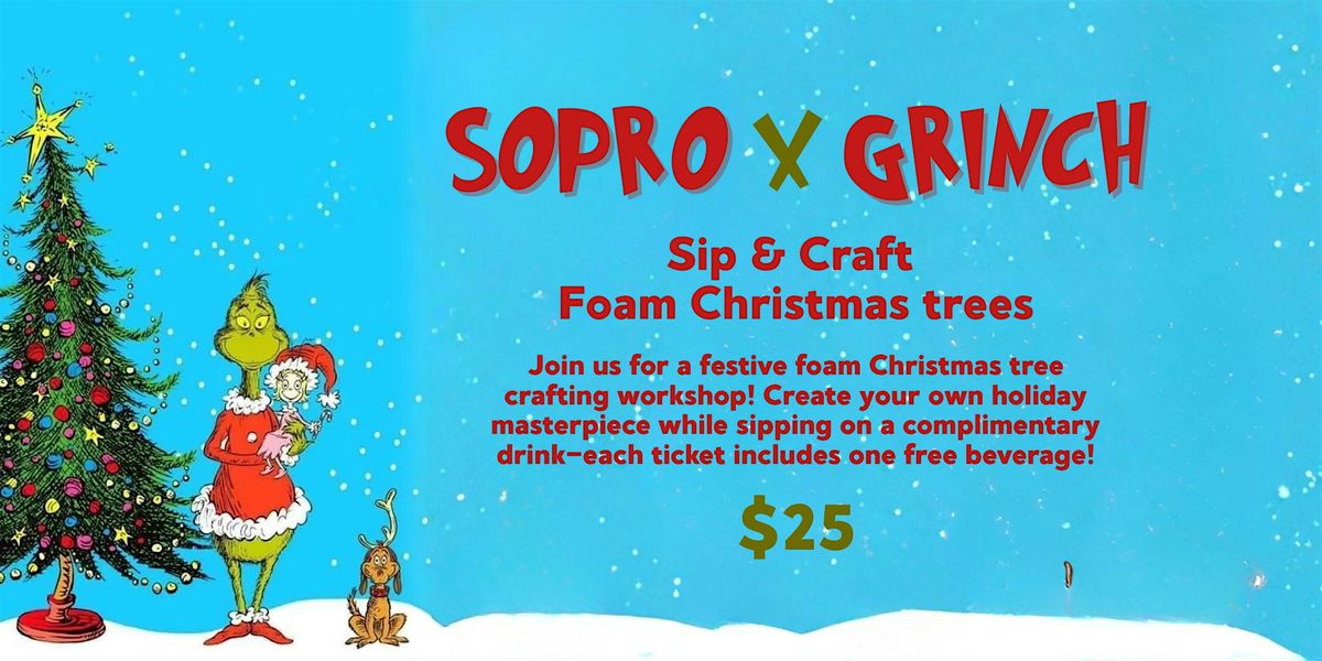 Sip & Craft Foam Christmas Trees, 17 December | Event in Baltimore | AllEvents