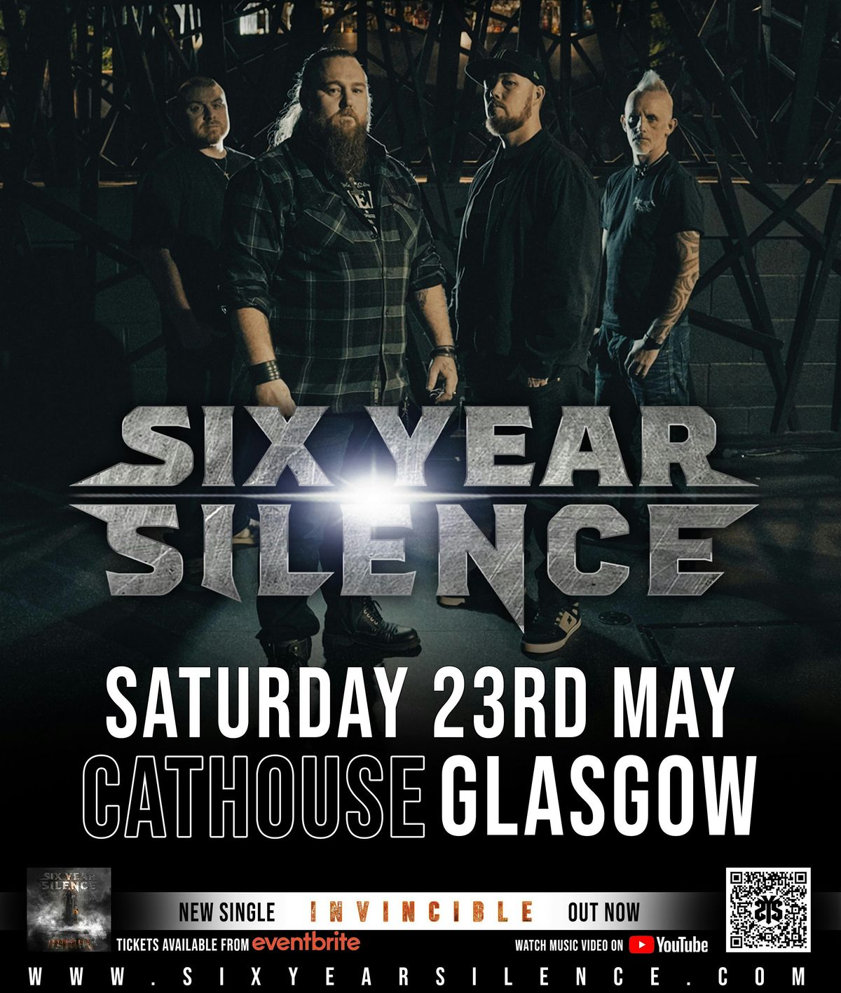 Six Year Silence | Glasgow Cathouse | 23rd May | 14+, 23 May | Event in Glasgow | AllEvents