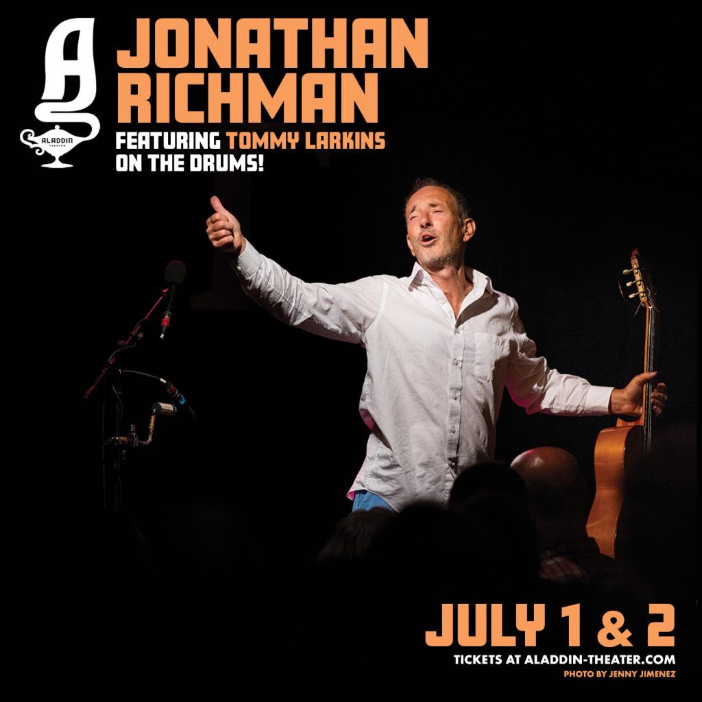 Jonathan Richman & Tommy Larkins, 23 October | Event in Somerville | AllEvents