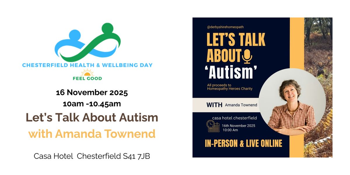 Workshop: Let's Talk about Autism   10am | Event in Chesterfield | AllEvents