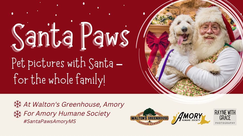 Santa Paws Pet Pictures With Santa — for the Whole Family, Walton's