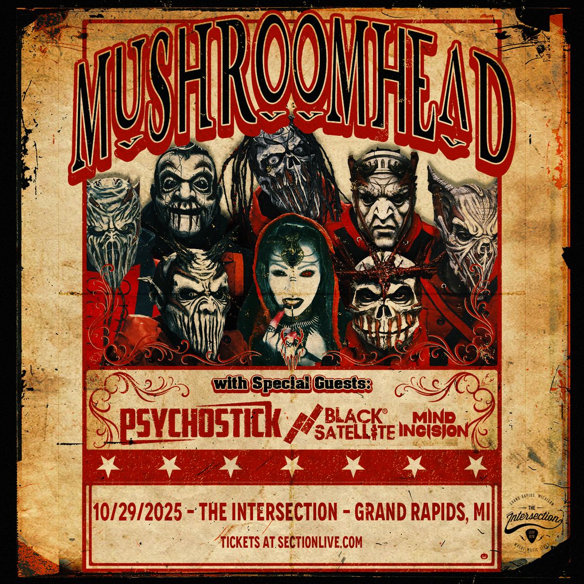 Mushroomhead  & Psychostick, 29 October | Event in Flint | AllEvents