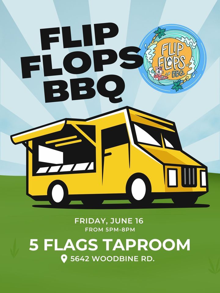 Flip Flops BBQ @ 5 Flags Taproom, 5 Flags Taproom, Molino, 16 June 2023