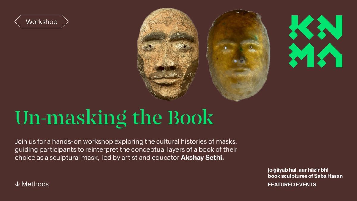 Un-masking the Book, 14 December | Event in New Delhi | AllEvents