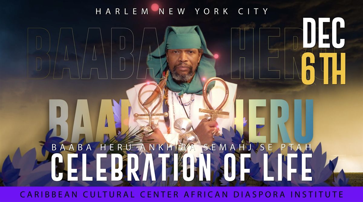 Community Celebration of Life for Hru Ankh Ra Semaj Se Ptah, 6 December | Event in New York | AllEvents