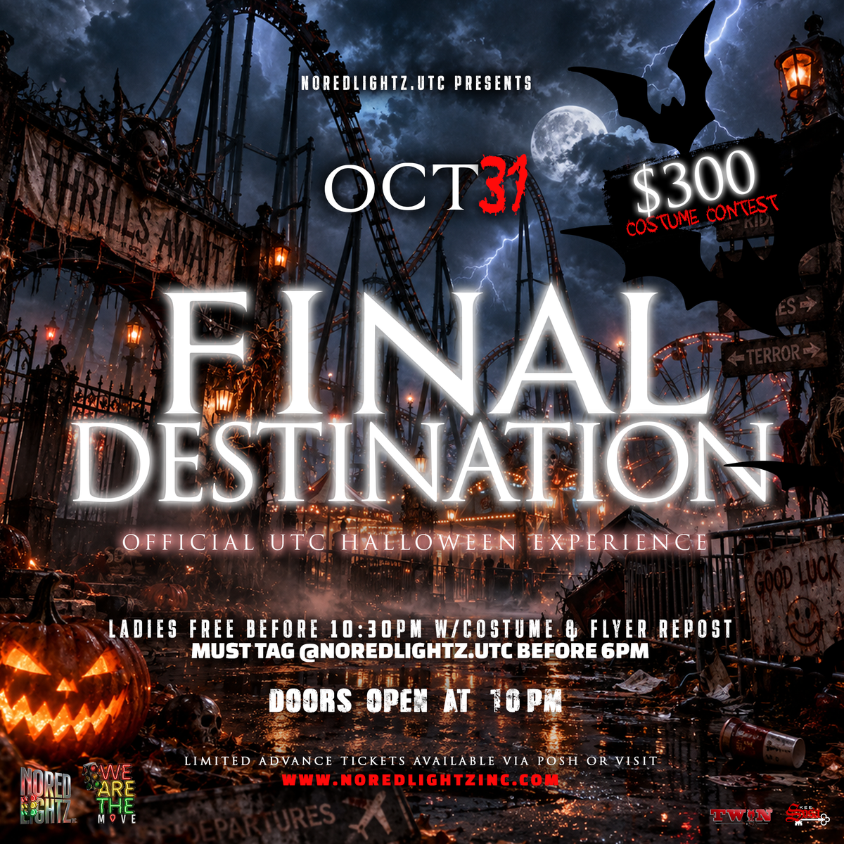 Final Destination UTC, , Chattanooga, 31 October to 1 November | AllEvents