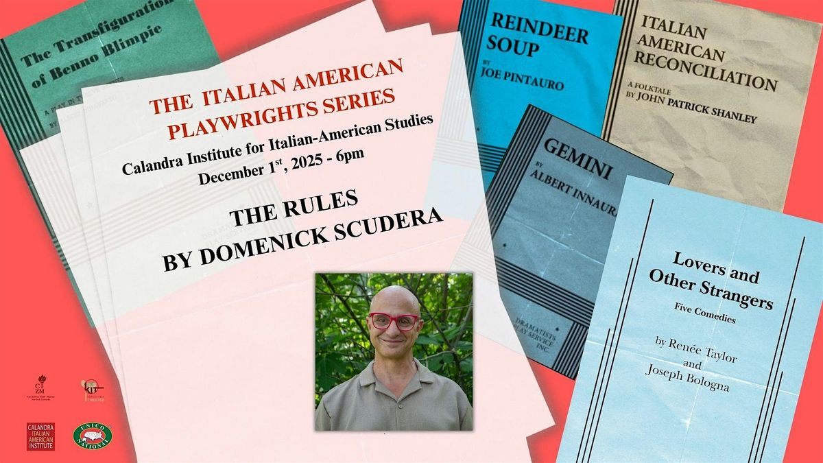 The Italian american Playwrights Series part 2, 1 December | Event in New York | AllEvents