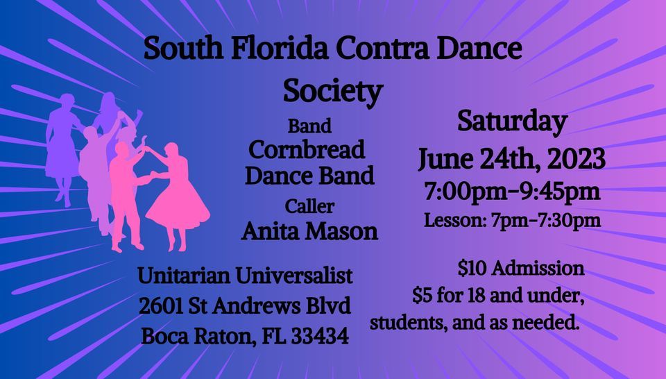 Contradance in Palm Beach County! #5, Unitarian Universalist Fellowship Contradance in Palm Beach County! #5, Unitarian Universalist Fellowship