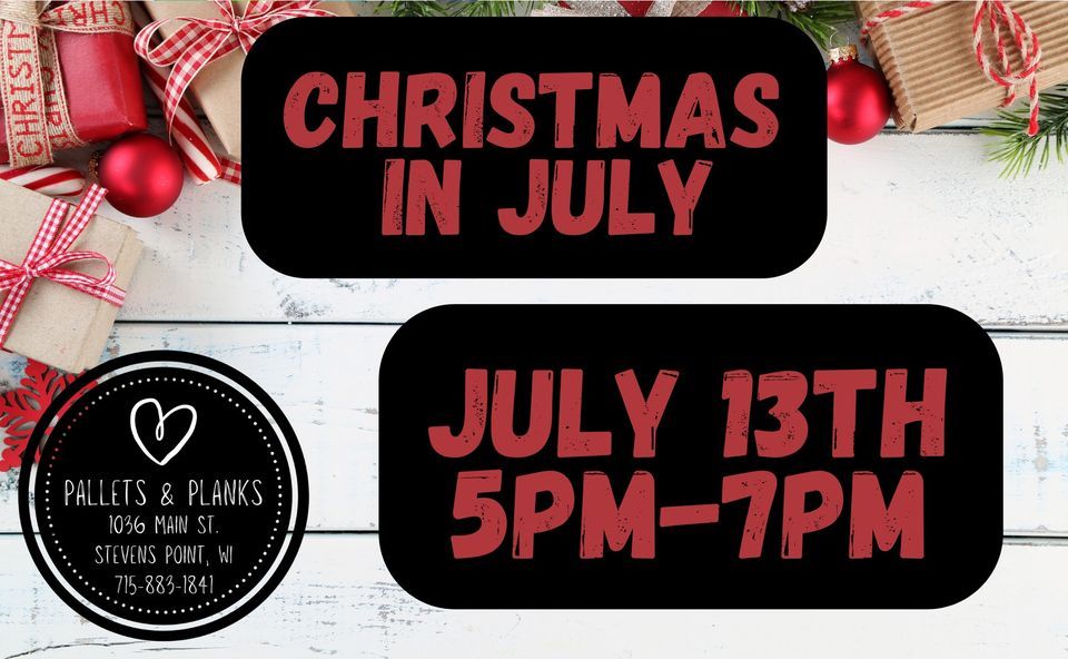 Christmas In July Sign Making Pallets & Planks, Stevens Point